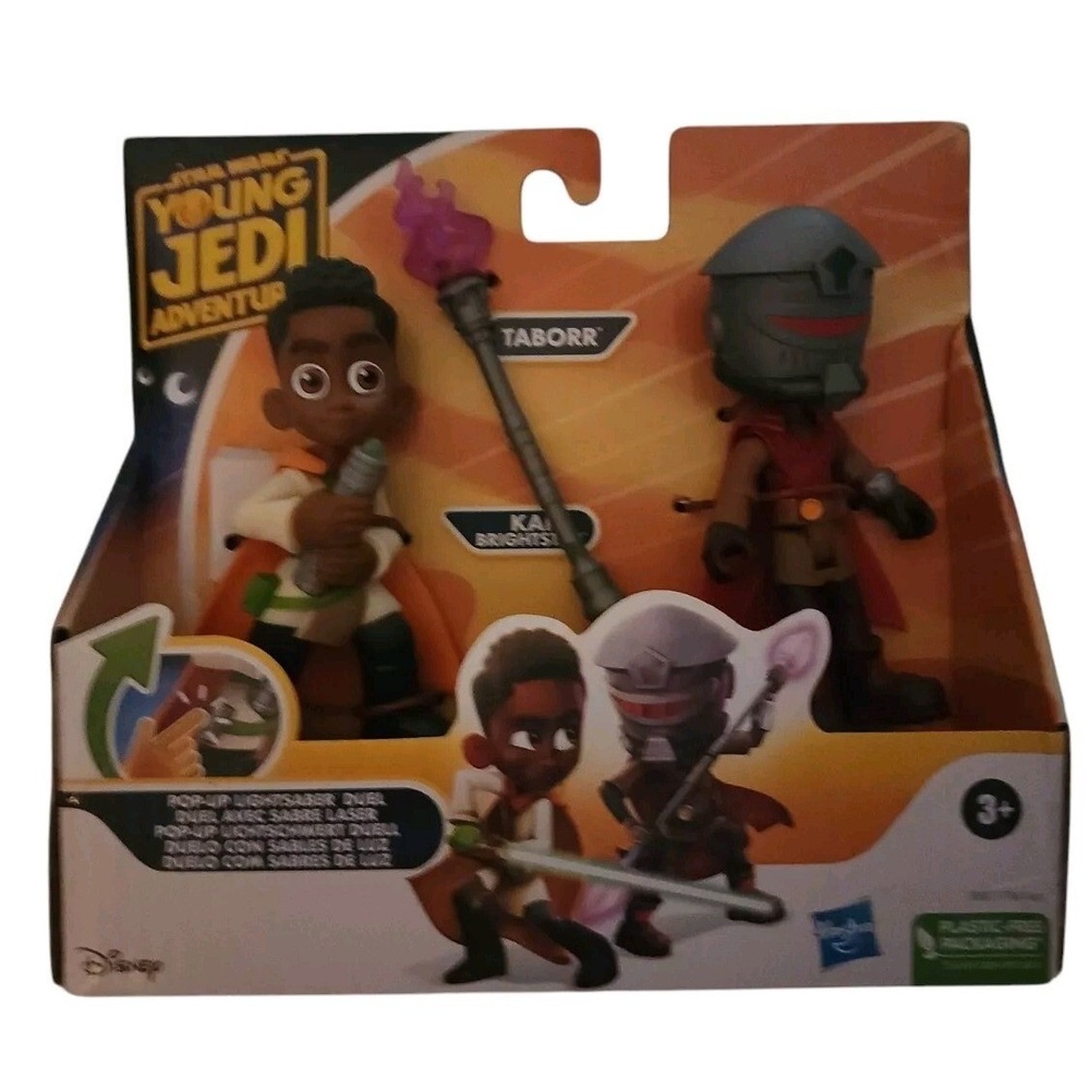 Star Wars Young Jedi Adventures Pop-Up Lightsaber Duel‎ Kai Brightstar & Taborr